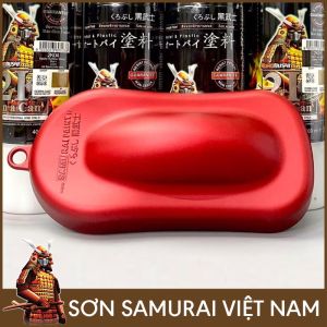 Sơn xịt Samurai Chính Hãng màu Đỏ Mờ - Y9595*. (400ml)