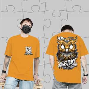 jmhd STORE KAOS T-SHIRT KAOS MOTIF SUKAJAN OWL / KAOS BURUNG HANTU STAY ALL NIGHT / OUTFIT KECE VIRAL / KAOS TERBARU / KAOS BERGAMBAR / KAOS TRENDY / KAOS DISTRO PRIA KEREN 2025 / KOAS BANDUNG / KAOS POLOS / KAOS KATA KATA / BAJU KEKINIAN / KAOS ANAK MUDA