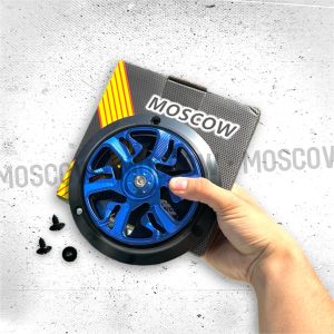 Cover Spinner Kipas Fan PUTAR NEW Moscow CNC motor Vespa SPRINT BEAT SCOOPY MIO Cover Tutup Kipas Full Cnc AKSESORIS VARIASI ACC ACCECORIES KONTES SEPEDA MOTOR Spinner Cover Mesin Universal ALL VESPA LX LXV S SPRINT PRIMAVERA GTS 3V PNP PLUG AND PLAY