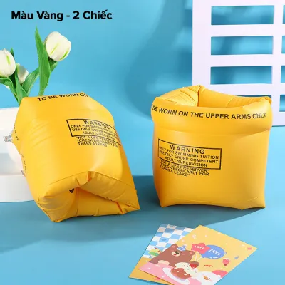 Phao Tay Trẻ Em và Người Lớn Chính Hãng Amalife Cao Cấp Size Lớn Dày Dặn Túi Khí Kép An Toàn – 2 Chiếc Phao Hỗ Trợ Tập Bơi
