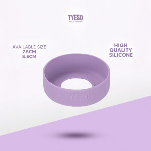 TYESO Silicone Boot for Tumbler 7.5cm 8cm 8.5cm | Anti-Slip Rubber Bottom Cover for Water Bottle & Cup