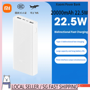 sg【CCC Certification】NEW Xiaomi Mi Powerbank 22.5W 20000mAh (PB2022ZM) USB-C Fast Charging Powerbank Can Bring on plane