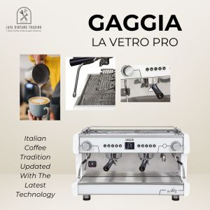Gaggia La Vetro Pro Espresso Machine 2GR