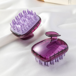 Silicone Scalp Massager Shampoo Brush Wet Dry Soft Hair Deep Cleaning Relieves Itchy Massaging Brush Bath SPA Shower Tool