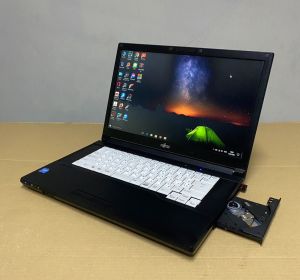 Notebook Fujitsu A577/T Celeron 3865U(RAM:4-8GB/SSD:128GB)15.6" โน๊ตบุ๊คมือสอง สภาพดี windows 10 พร่้อมโปรแกรมพื้นฐาน