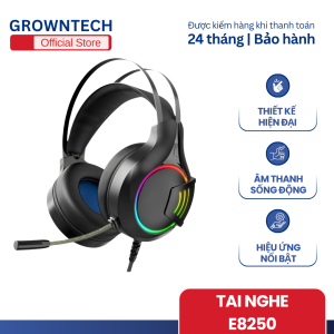 Tai nghe chụp tai Gaming E8250 Deiog có dây âm thanh vòm 2.3D mic chống ồn LED RGB jack 3.5mm