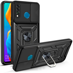 Funda For Huawei P30 Lite Case Shockproof Armor Car Magnetic Ring Stand Phone Cases For Huawei P30Lite Camera Lens Protect Cover
