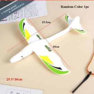YUDESHUI Nhẹ Mô hình đồ chơi máy bay lượn Phổ biến 3 Kiểu Dáng Cuộc thi bay dành cho sinh viên Máy bay trực thăng chạy bằng dây thun Dành cho trẻ em ngoài trời