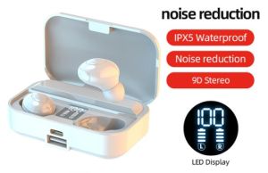 LB-9 Earphone V5.0 Wireless Headphones Stereo Sports Waterproof Bluetooth Earphones Mini Touch Control Noise Cancelling