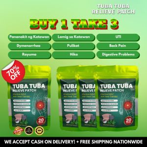 Tuba Tuba Relieve Healing Patch B1T3 Gout Organic Natural Rayuma Herbal Pain Reliever #1 Effective  4.8  6K ratings 10K+ Sold