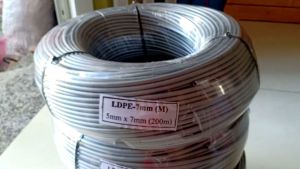 [Béc tưới vườn CV] - Dây dẫn nước LDPE 7mm bạc ( Dài 200m)