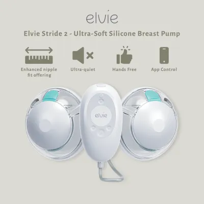 Elvie Stride 2: Hospital-Grade Suction Breast Pump