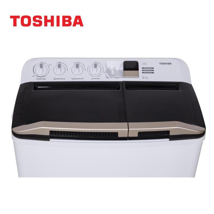 Toshiba Twin Tub Washing Machine 13 KG VHH140WPH with FREE Detergent
