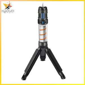 【HOSPORT】3 in 1 Telescoping Tripod Outdoor Light USB Rechargeable Night Fishing Lights with Triangle Bracket for Outdoor Camping