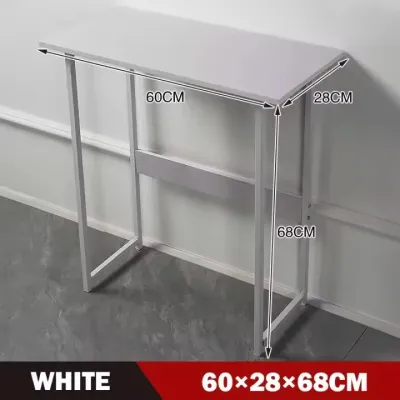 Habitate 🔥Foldable Table Desk Dining Computer Study Desk Environmentally Wooden Table 60x28x68cm#ds002