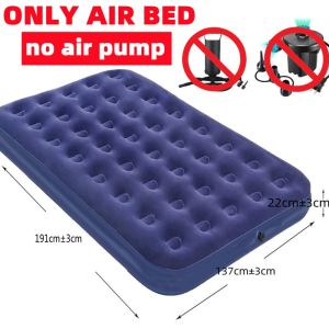 Single/double multi-size double-layer inflatable bed outdoor portable inflatable bed. Includes an inflation pump Portable inflatable bed for camping and outdoor travel#CQ005
