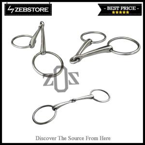 Cincin Ring Snaffle Bit Loose Ring Kuda Horse Equestrian BT0503 Chrome