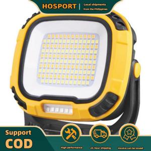 【HOSPORT】LED Camping Flashlight Cordless Emergency Light Type-C Rechargeable Camping Torch COB Work Light for Garage Repairing