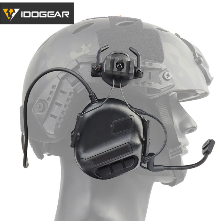 thumbnail image 2 of IDOGEAR EC6704 Electronic Tactical Headset With Bluetooth - Noise Reduction Ear Muffs For Helmet 2 of 6