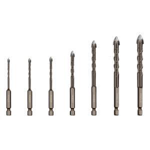 3-12mm Hexagonal Shank Helical Flute Tile Alloy Suitable For Efficient Drilling In Plastic And Thin Metal