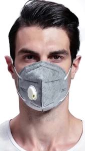 10PCS Folding Valved PM2.5 Dust Mask PM2.5 Anti Formaldehyde Proof Bad Smell Face Mouth Mask Safe Breathable