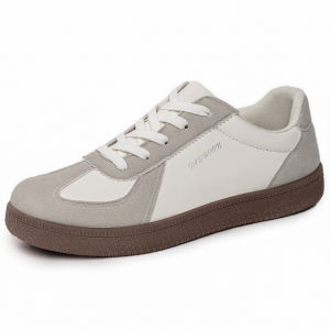 Free Shipping WomenS Spring Lightweight Casual Shoes Solid Color Simple Design Versatile White Sneakers In Stock