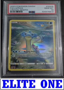 PSA 10 Lapras #GG05 FULL ART HOLO Crown Zenith Galarian Gallery (ENGLISH) (2023) - Pokemon Card GRADED