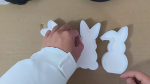 Khuôn khuôn thủ công bằng Silicone tiện lợi dễ dàng để làm sạch khuôn sáp thỏ khuôn tuyệt vời cho các sản phẩm có mùi thơm