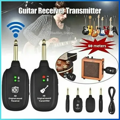 COD KEEP MOTION UHF Wireless System Gitar Transmitter Receiver - A8 / receiver bluetooth gitar / transmiter dan receiver gitar