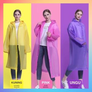 JAS HUJAN EVA DEWASA TRANSPARAN/JAS HUJAN EVA ANAK/JAS HUJAN TRANSPARAN/JAS HUJAN PONCO BISA COD GRATIS ONGKIR