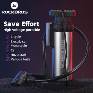 【Giao hàng địa phương】ROCKBROS Bơm Xe Máy 80 PSI Cao Cấp Hợp Kim Nhôm Xe Đạp Mini Bơm AV/FV Máy Bơm Hơi Không Khí Di Động MTB Xe Đạp Đường Bộ bơm Chân