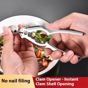 หอยที่กระเทาะเปลือกหอยนางรมโลหะผสมสังกะสีแบบเปลือกหอยเครื่องมือบีบง่ายสำหรับปลอกกระสุน