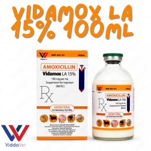 Vidamox LA 15% Long Acting AMOX Animal Care Formula