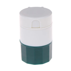 4-In-1 Portable Pill Case Medicine Splitter Powder Pastillero Grinder Pill Cutter Medicine Box Storage Drug Container Pi