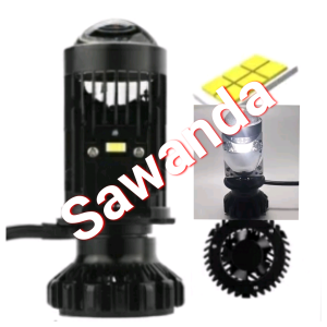 Bóng đèn bi cầu mini cắt sáng chống chói P6 plus G63 black chân H4 sáng rộng sáng mạnh Công xuất cao giá 1 chiếc