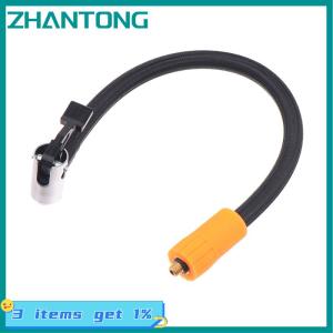 ZHANTONG 1 Piece chủ đề tốt Lạm Phát Hose adapter 30cm Xe Tire Air Inflator Hose M6 khóa không khí Chuck với tiêu chuẩn van lốp nhanh chóng Lạm Phát phần
