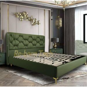 Re-born Tech Divan Sandaran 180x200 Knockdown Dipan Headboard Tempat Tidur Modern Elegan Milan