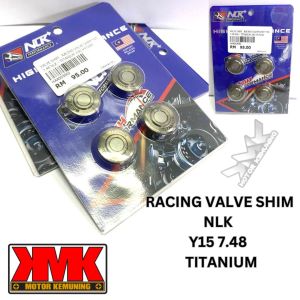 NLK VALVE SHIM RACING VALVE SHIM Y15ZR 7.48 NLK - TITANIUM 20G VST20G Y15