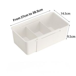 Extendable Drawer Organizer | Wardrobe Storage Box Versatile & Efficient