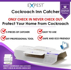 5pcs DIY Cockroach House Trap Pest Control Professional Trap for Residential Food Plant and Restaurant