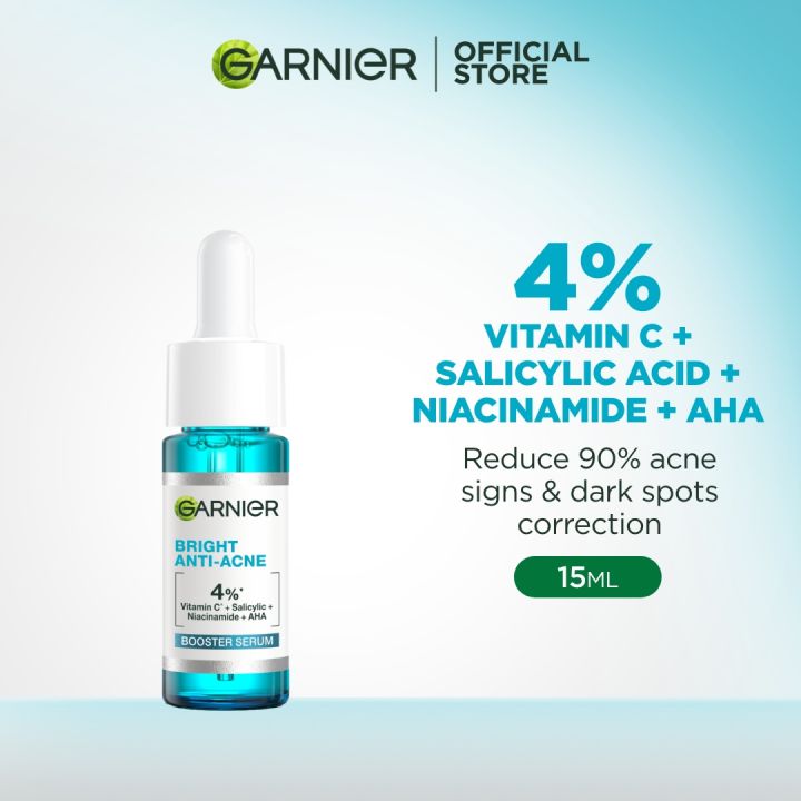 Garnier Bright Complete Anti Acne Booster Serum 15 ml | Lazada
