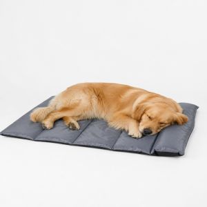 PETPARADIS Folding Pet Sleeping Mat Non-Slip Waterproof Dog Cooling Pad Bite Resistant Breathable Dog Sofa Cushion Outdoor Camping