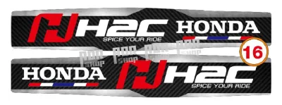 ชุดสติกเกอร์ตกแต่งสวิงอาร์ม Honda CRF สีสันสดใส ดีไซน์คลาสสิก