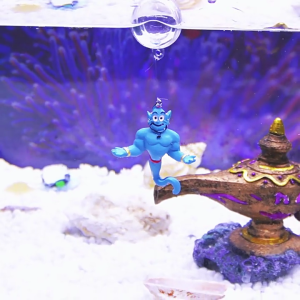 Classical Lifelikeness Chinese Landscape Resins Aquariums Castles Decoration for Media and Small Tanks