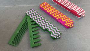 Fine and Wide Tooth Comb Hair Picking Comb 3 in 1 Folding Comb Travel Pocket Comb for Everyday Grooming & Combing Hair