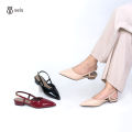 SEIS Delcy Sepatu Mules Heels Wanita | Slingback Hak 3 cm. 