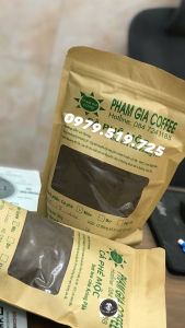 Cà phê rang Mộc thủ công (tỉ lệ hái chín> 98%)-Cà Phê Hai Sóc