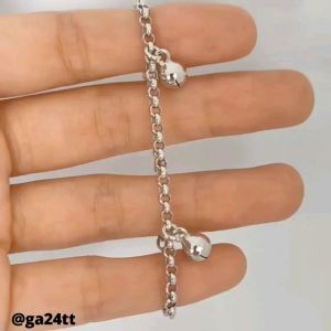Gelang Kaki Bayi Perak 925 Gelang Kaki Perak Asli 925 Lapis Mas Putih Gelang Tangan Anak Perak 925