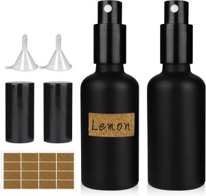 LINALL Cocktail Vermouth Spritzer - 1.7OZ / 50ml Martini Spray Bottle for Cocktails Portable Perfume Refillable Sprayer 2 Pack