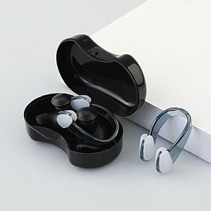 Swimming Nose Clip Ear Plug Set Environmental Soft Silicone Noseclip & Earplugs For Swimming Diving
